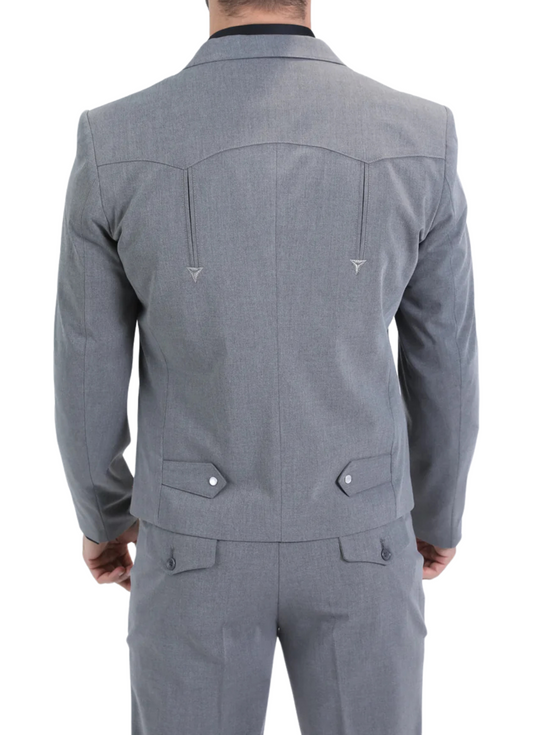 Tudor Grey Western Suit Set