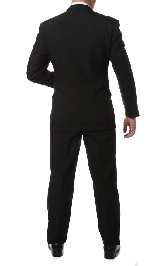 Savoy Black Regular Fit 2-Piece Suit (2)