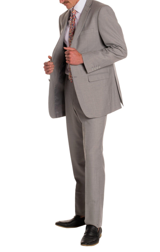 Savoy Light Grey Regular Fit 2-Piece Suit