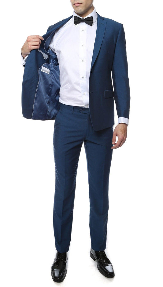 Sovereign Indigo Blue Slim Fit 2-Piece Suit