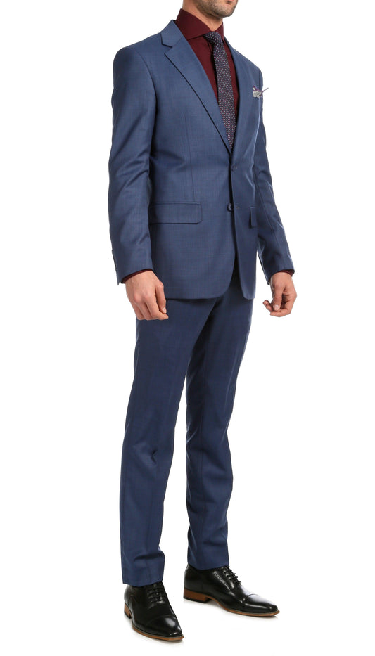 Castile Slate Premium 2-Piece Wool Slim Fit Suit