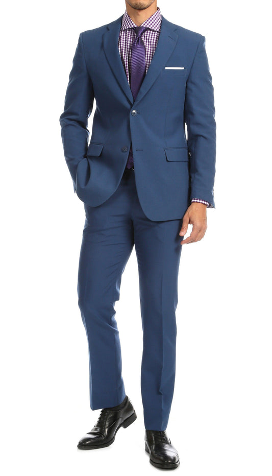 Sovereign Indigo Slim Fit 2-Piece Suit (2)