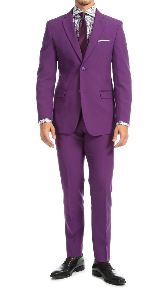 Sovereign Purple Slim Fit 2-Piece Suit