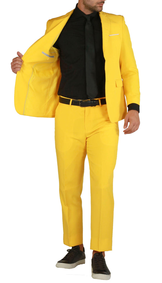 Sovereign Yellow Slim Fit 2-Piece Suit