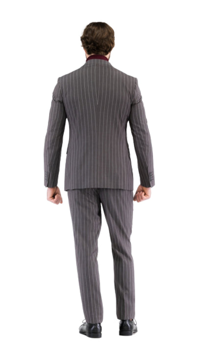 Aragon Peak Lapel Double Breasted Slim Fit Suit