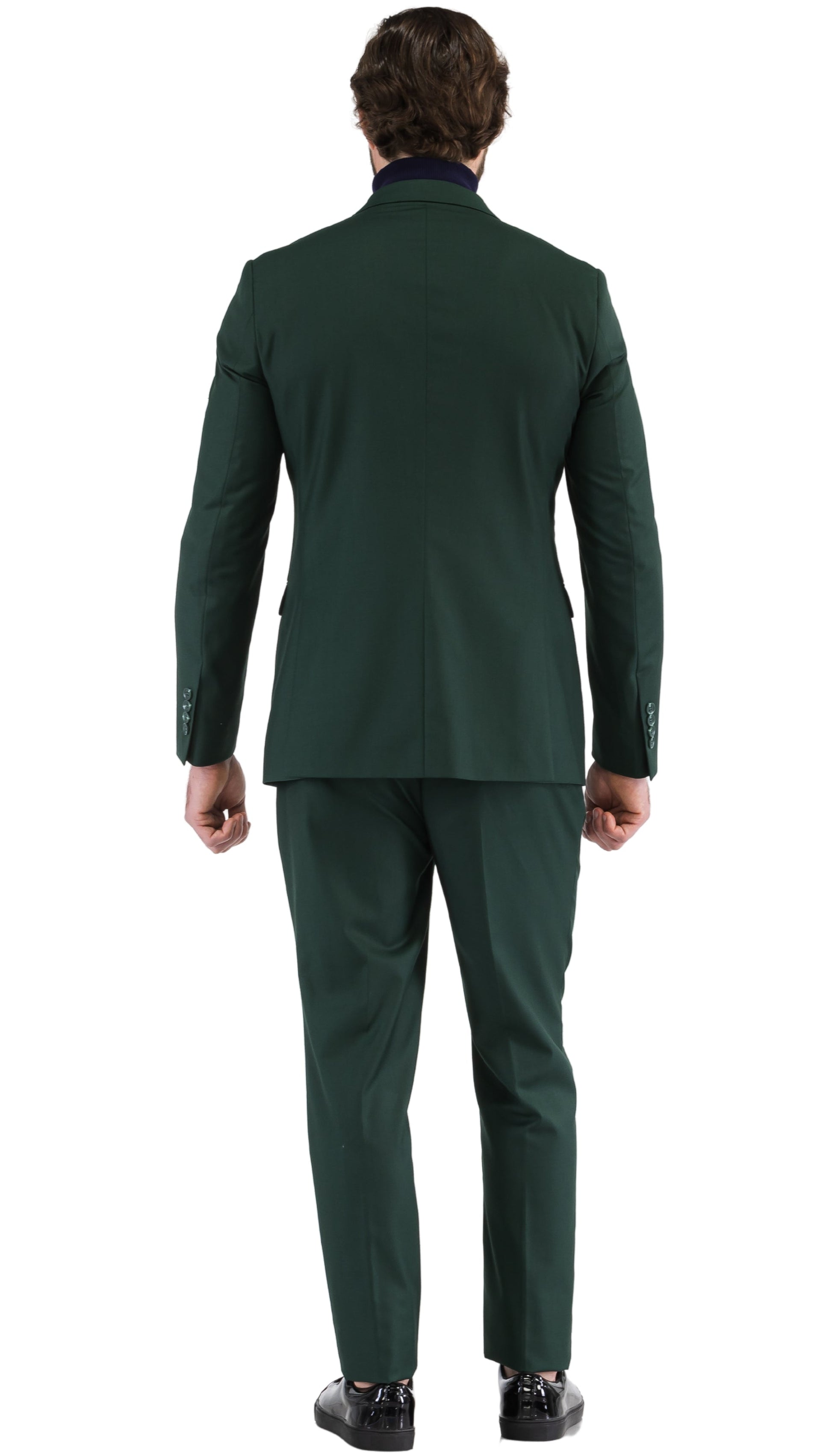 Monarch Hunter Green Slim Fit Notch Lapel 2-Piece Suit