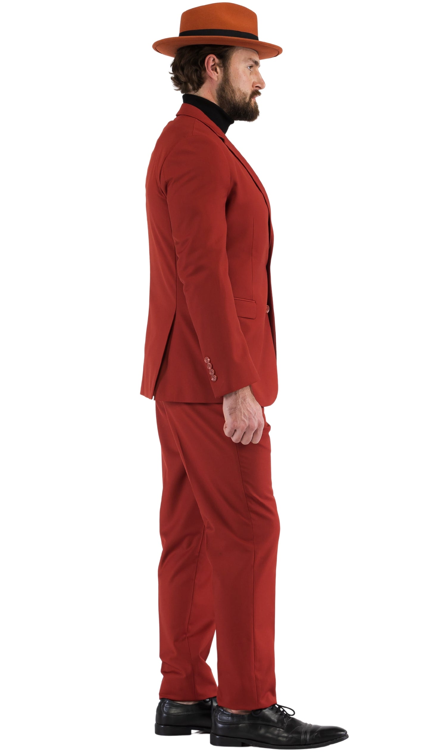Monarch Brick Slim Fit Notch Lapel 2-Piece Suit