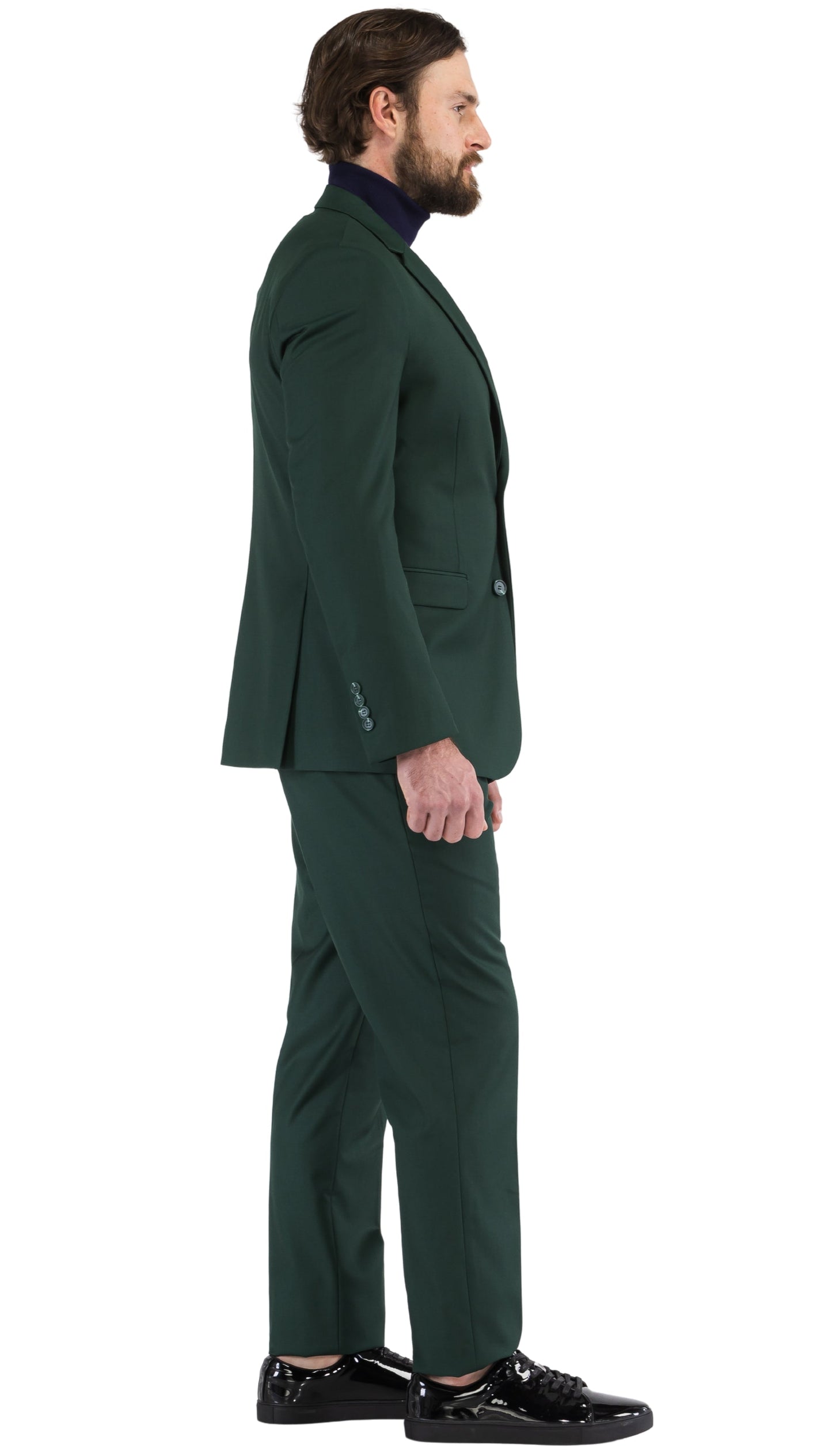 Monarch Hunter Green Slim Fit Notch Lapel 2-Piece Suit