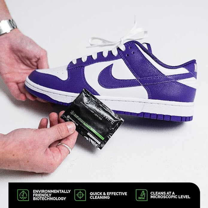 Ferrecci Shoe Cleaner Wipes — back view