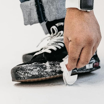 Ferrecci Shoe Cleaner Wipes — detail view