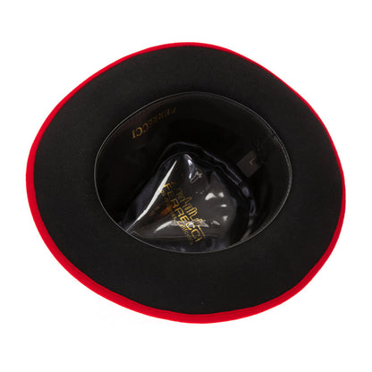 Australian Wool Red Grayson Fedora Hat