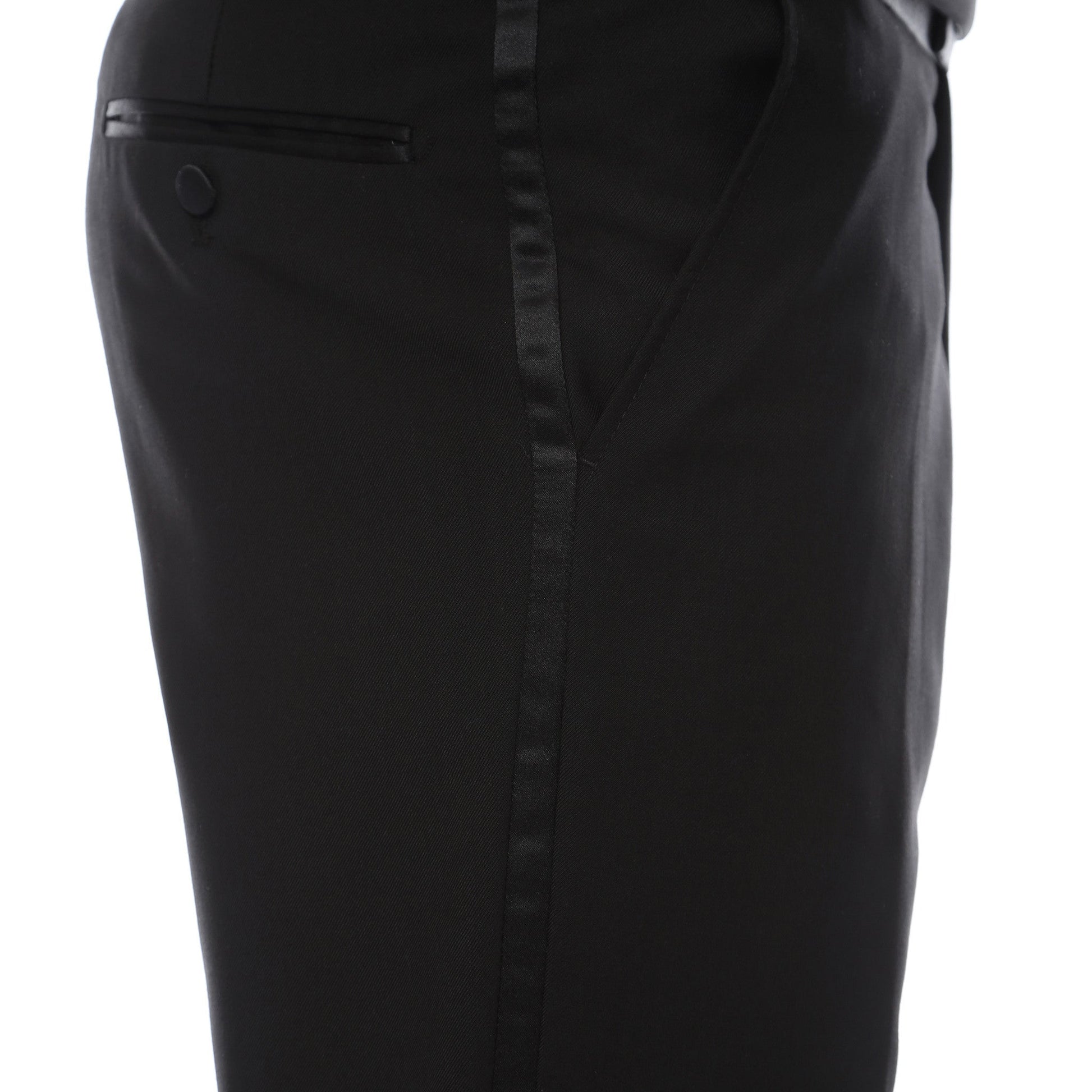 Royston Black Slim Fit Notch Lapel Tuxedo