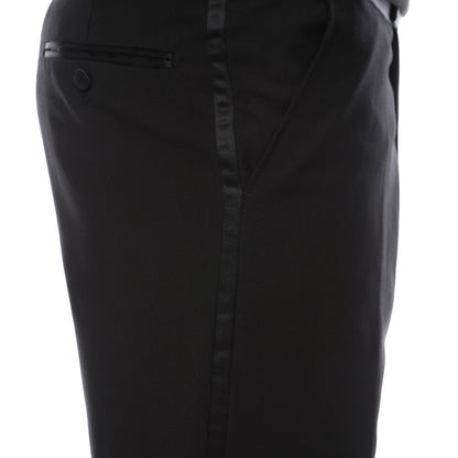 Royston Black Slim Fit Notch Lapel Tuxedo