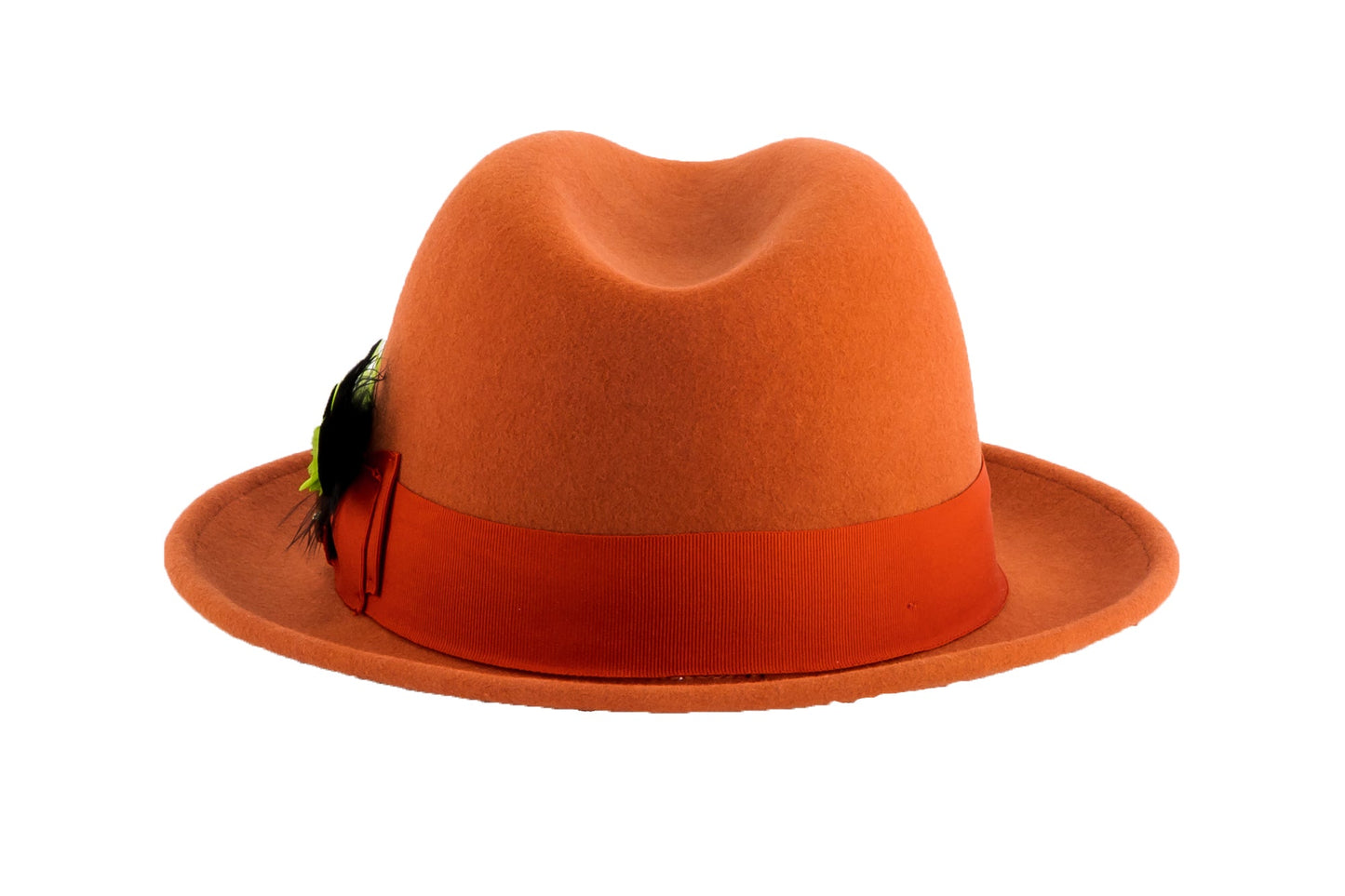 Australian Premium Wool Rust Brooks Fedora Hat