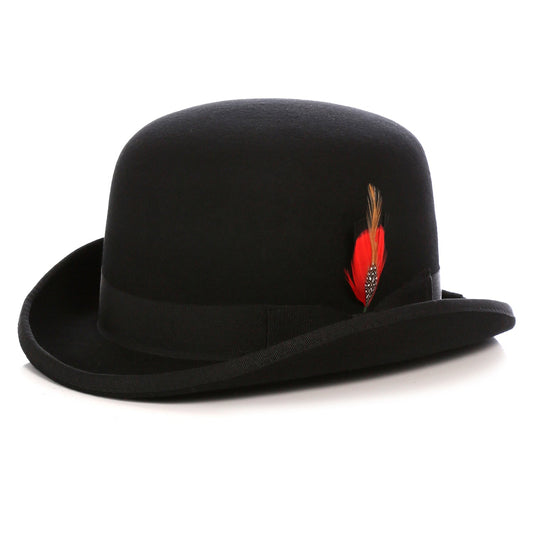 Ferrecci The Ferrecci Premium Classic Wool Derby Hat — front view