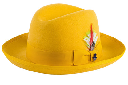 Australian Premium Wool Gold Godfather Hat