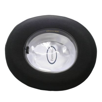 Premium Black Godfather Hat - FHYINC best men's suits, tuxedos, formal men's wear wholesale
