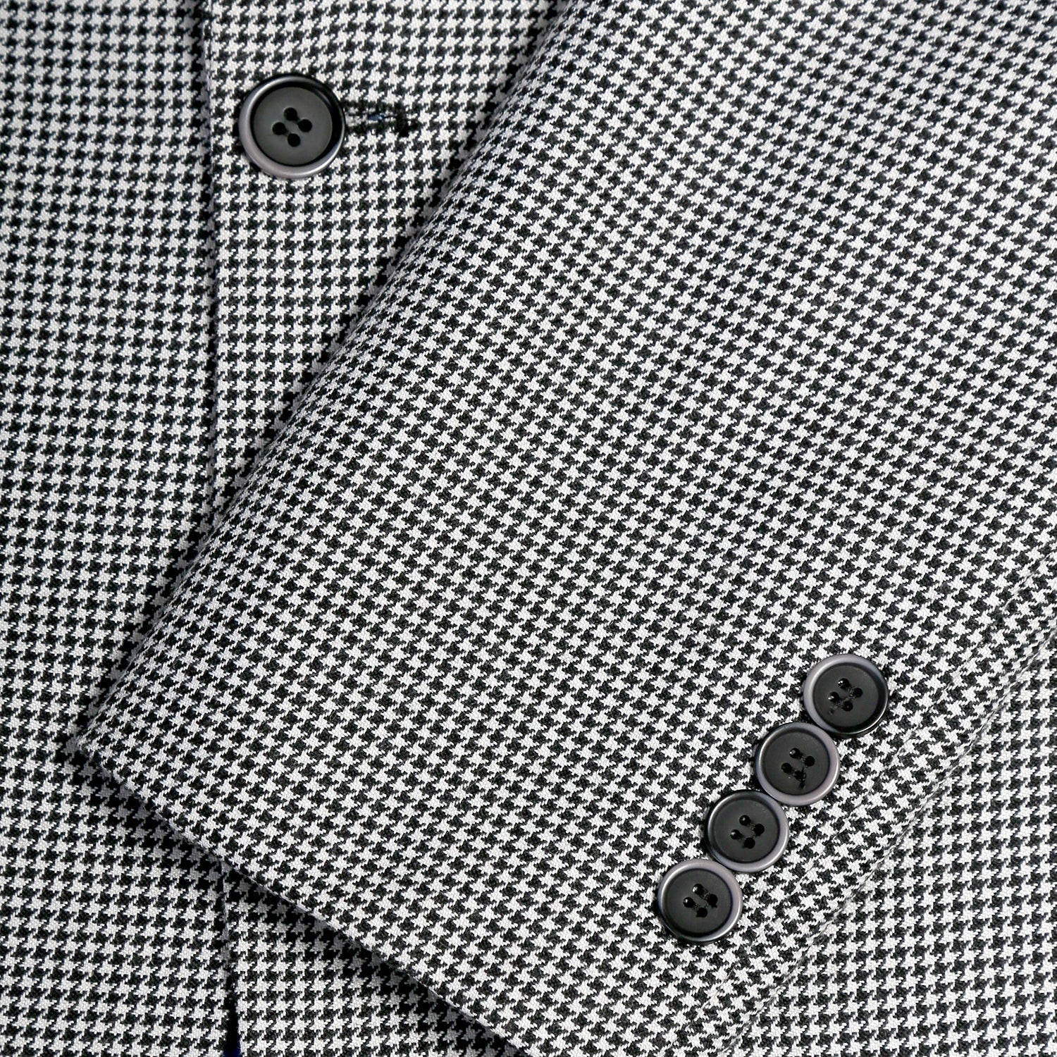 Bramwell Slim Fit Houndstooth Peak Lapel 2-Piece Suit