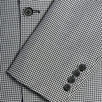 Bramwell Slim Fit Houndstooth Peak Lapel 2-Piece Suit