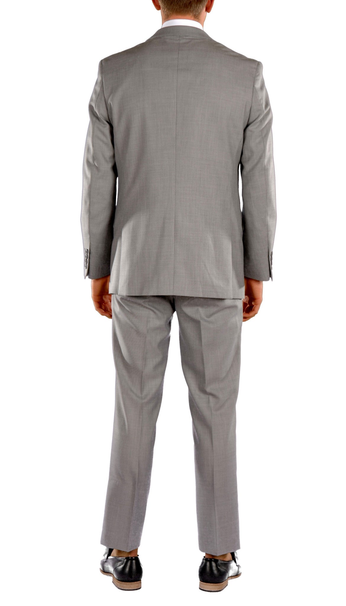 Imperial Light Grey Slim Fit Suit - 3-Piece