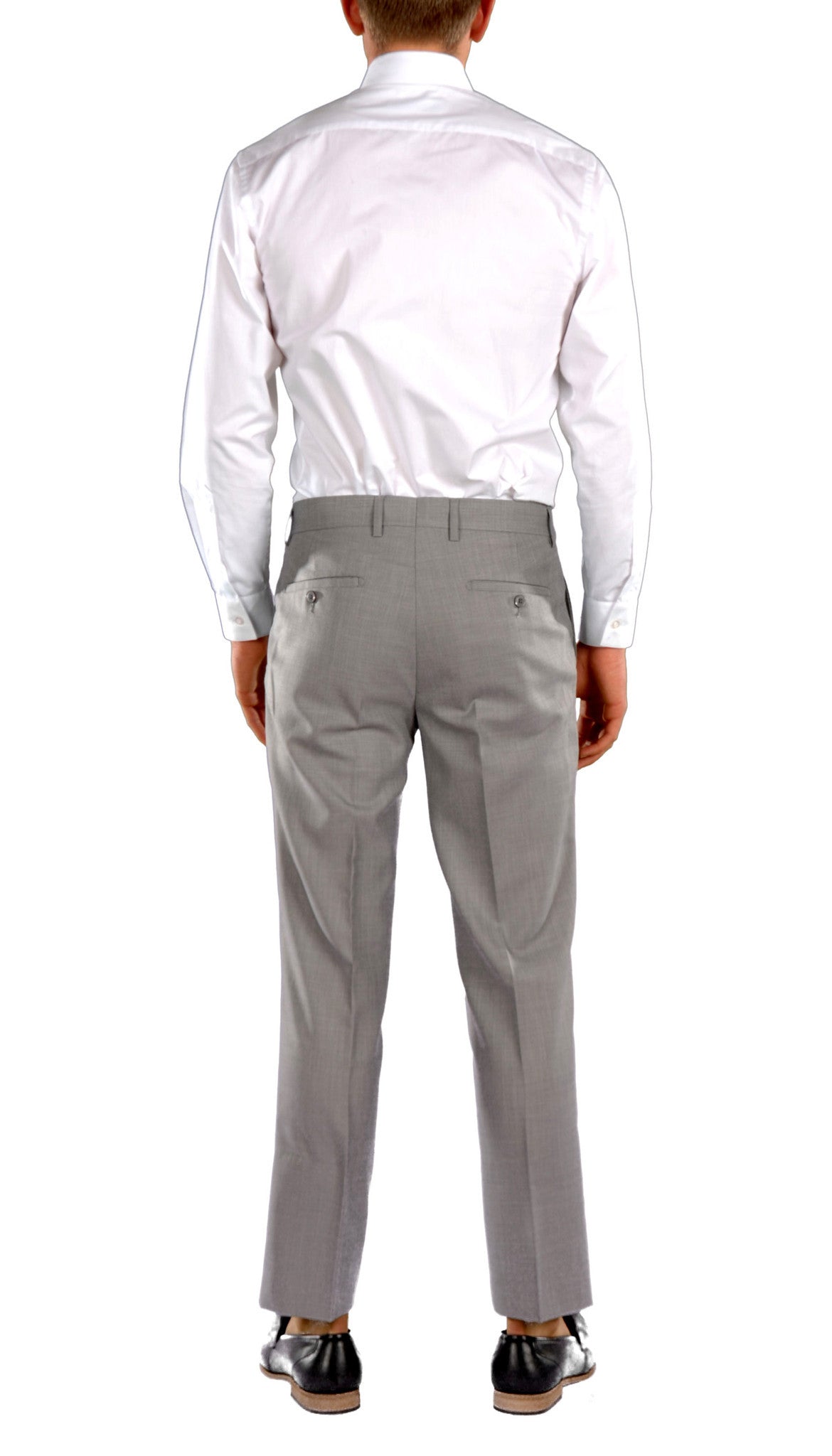 Imperial Light Grey Slim Fit Suit - 3-Piece