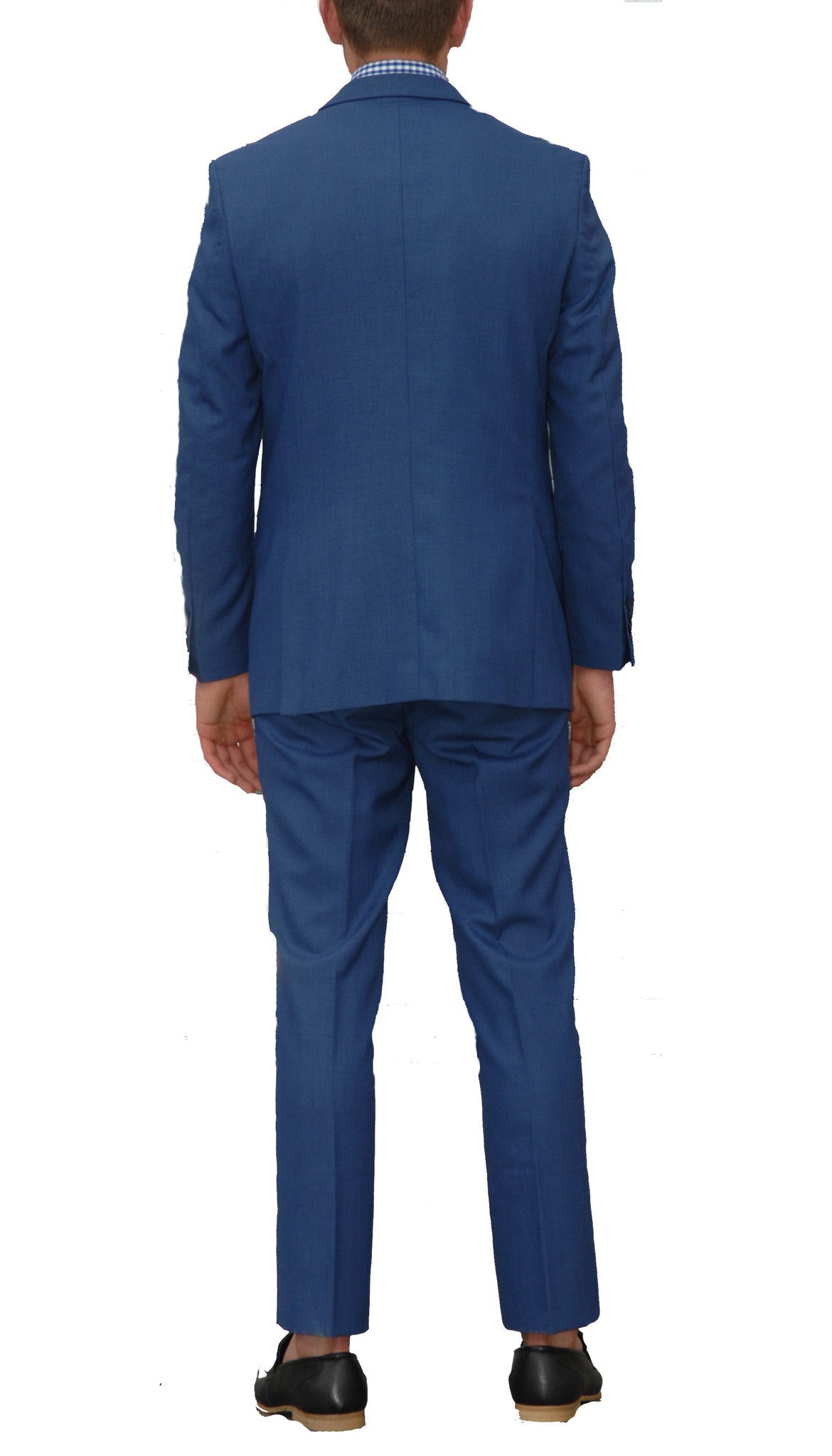 Elmwood New Blue Slim Fit Suit - 3-Piece