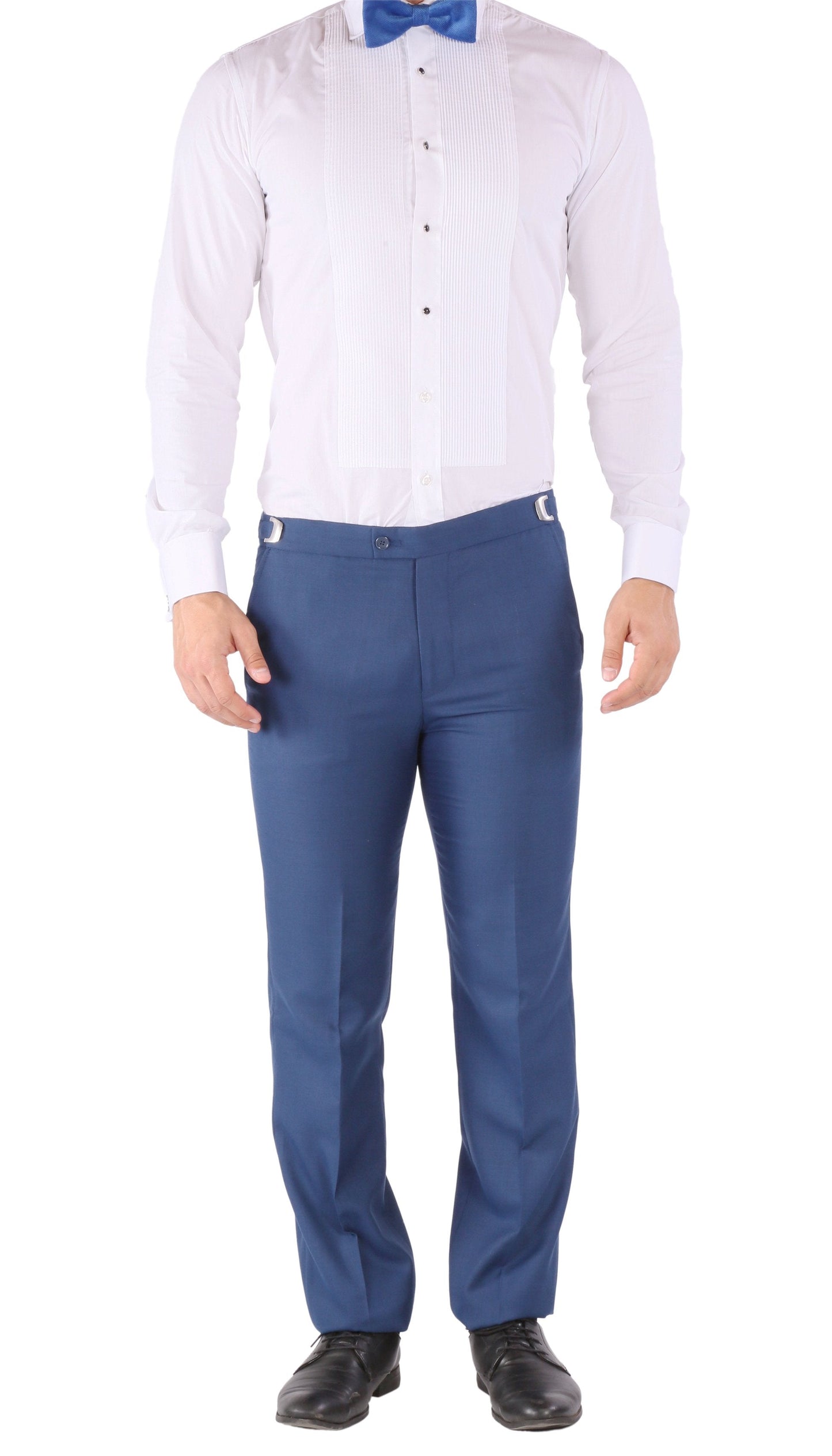 Alhambra Indigo Blue 3-Piece Slim Fit Peak Lapel Tuxedo