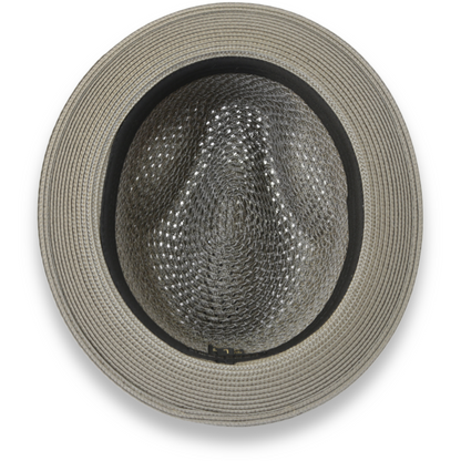 Panama Crushable Straw Hat Fedora in Olive