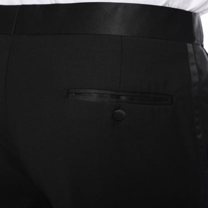 Premium Regular Fit Black Tail Tuxedo - FHYINC best men's suits, tuxedos, formal men's wear wholesale