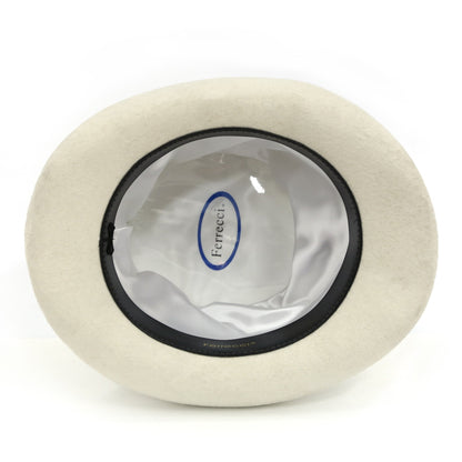 Premium Wool Off White Top Hat - FHYINC best men's suits, tuxedos, formal men's wear wholesale
