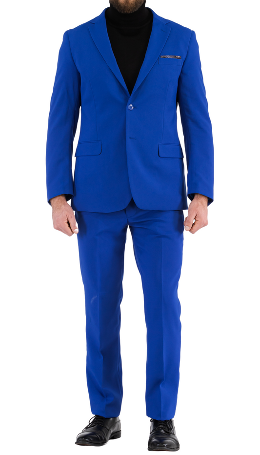 Sovereign Royal Blue Slim Fit 2-Piece Suit
