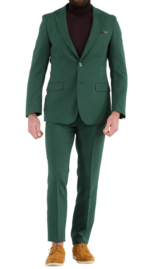 Sovereign Hunter Green Slim Fit 2-Piece Suit