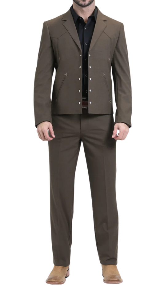 Tudor Brown Western Suit Set