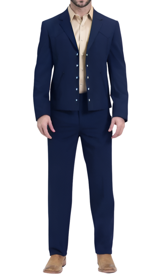 Tudor Navy Western Suit Set