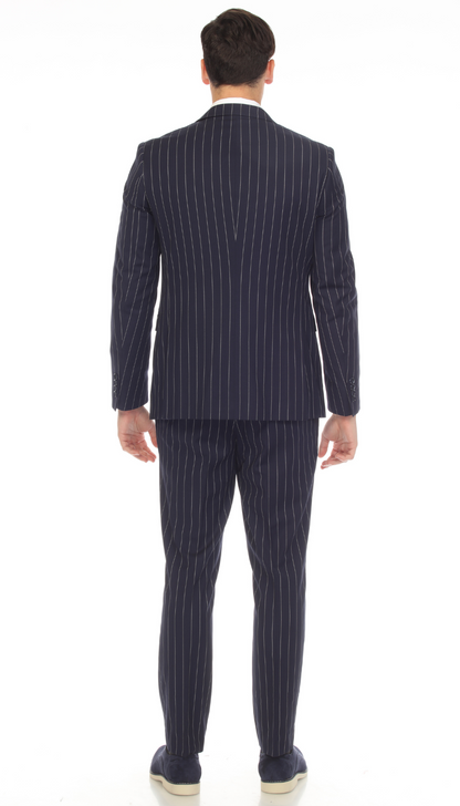 Aragon Peak Lapel Double Breasted Slim Fit Suit