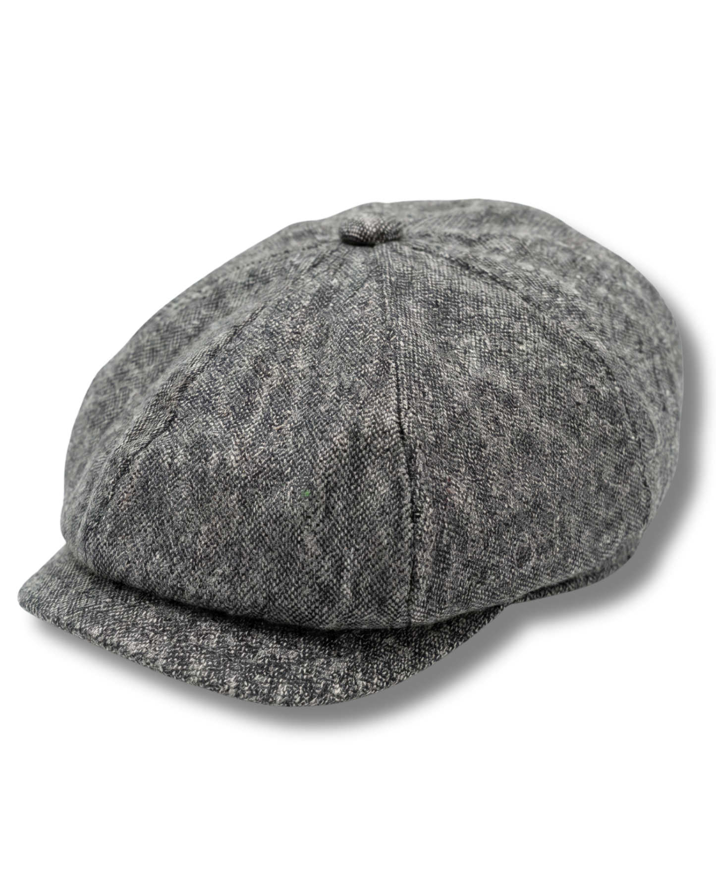 Premium Tweed Grey Newsboy Cap