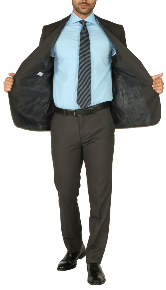 Sovereign Charcoal Slim Fit 2-Piece Suit