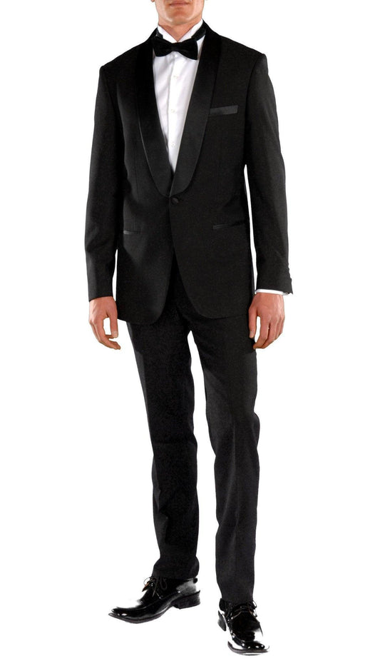 Balmoral Black Slim Fit 2-Piece Tuxedo