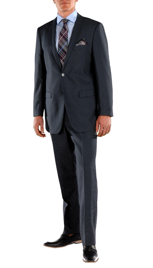 Savoy Navy Blue Regular Fit 2-Piece Suit