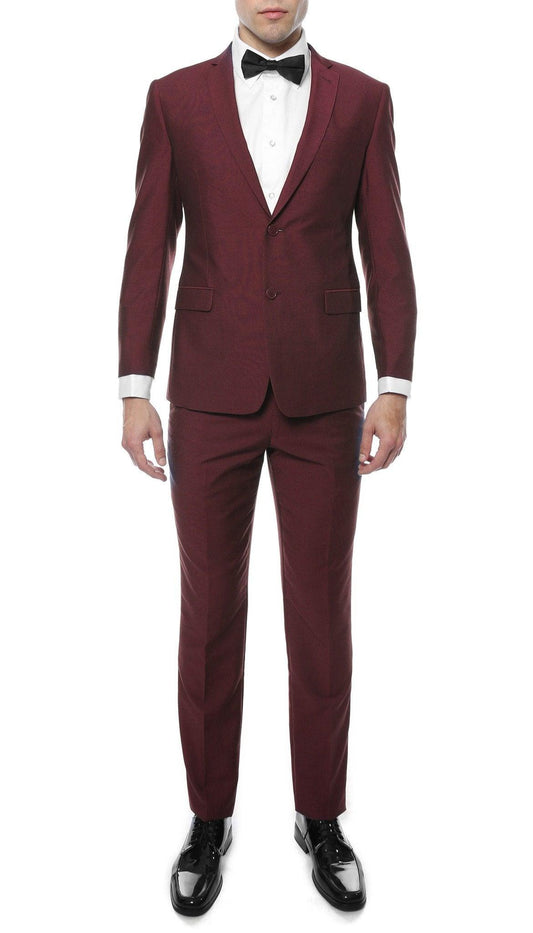 Sovereign Burgundy Slim Fit 2-Piece Suit