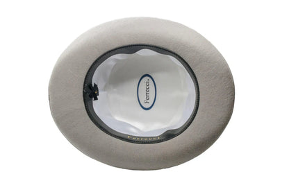 Premium Wool Light Grey Top Hat