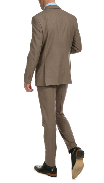 Castile Sand Premium 2-Piece Wool Slim Fit Suit