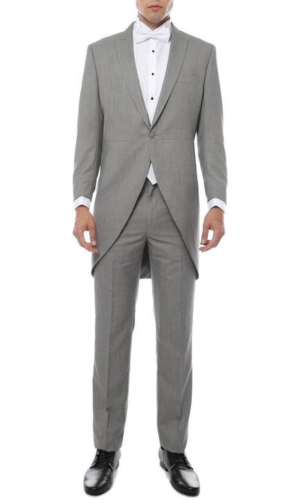 Fairfax Grey Cutaway Regular Fit 2-Piece Tuxedo Suit