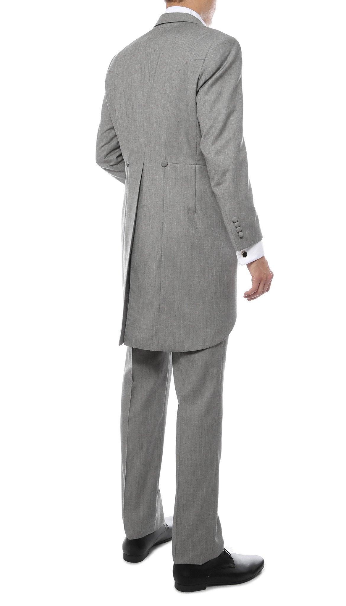 Fairfax Grey Cutaway Regular Fit 2-Piece Tuxedo Suit