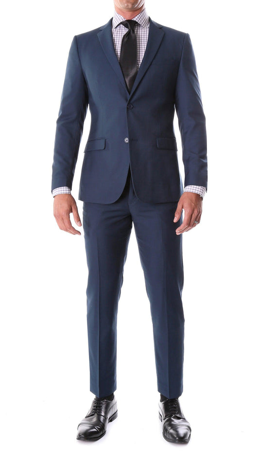 Monarch Navy Notch Lapel 2-Piece Slim Fit Suit