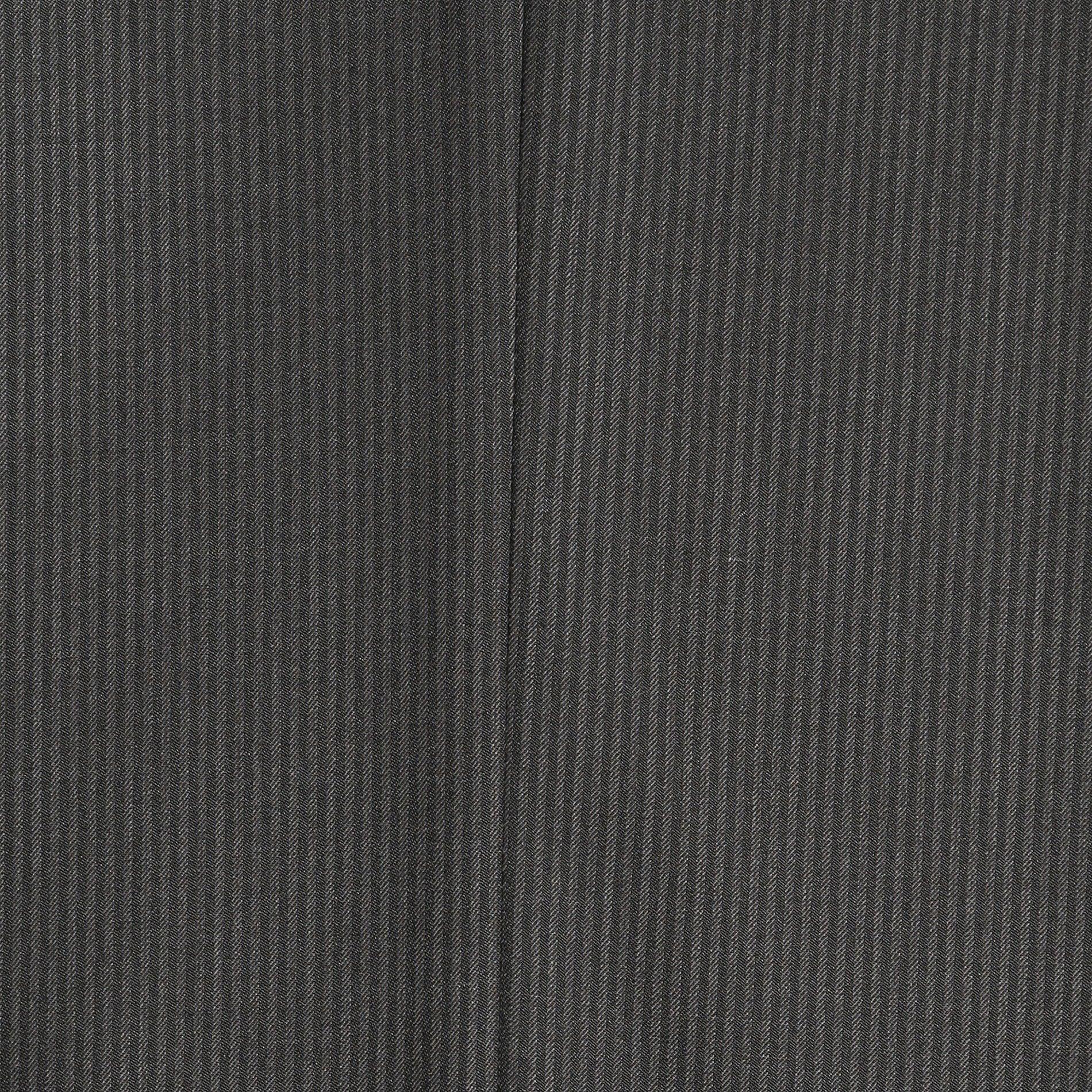 Nassau Charcoal 2-Piece Slim Fit Striped Tone-on-Tone Wool Suit