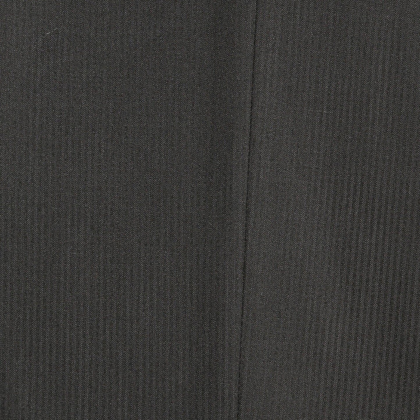 Osborne Black Slim Fit Striped Tone-on-Tone Wool Suit