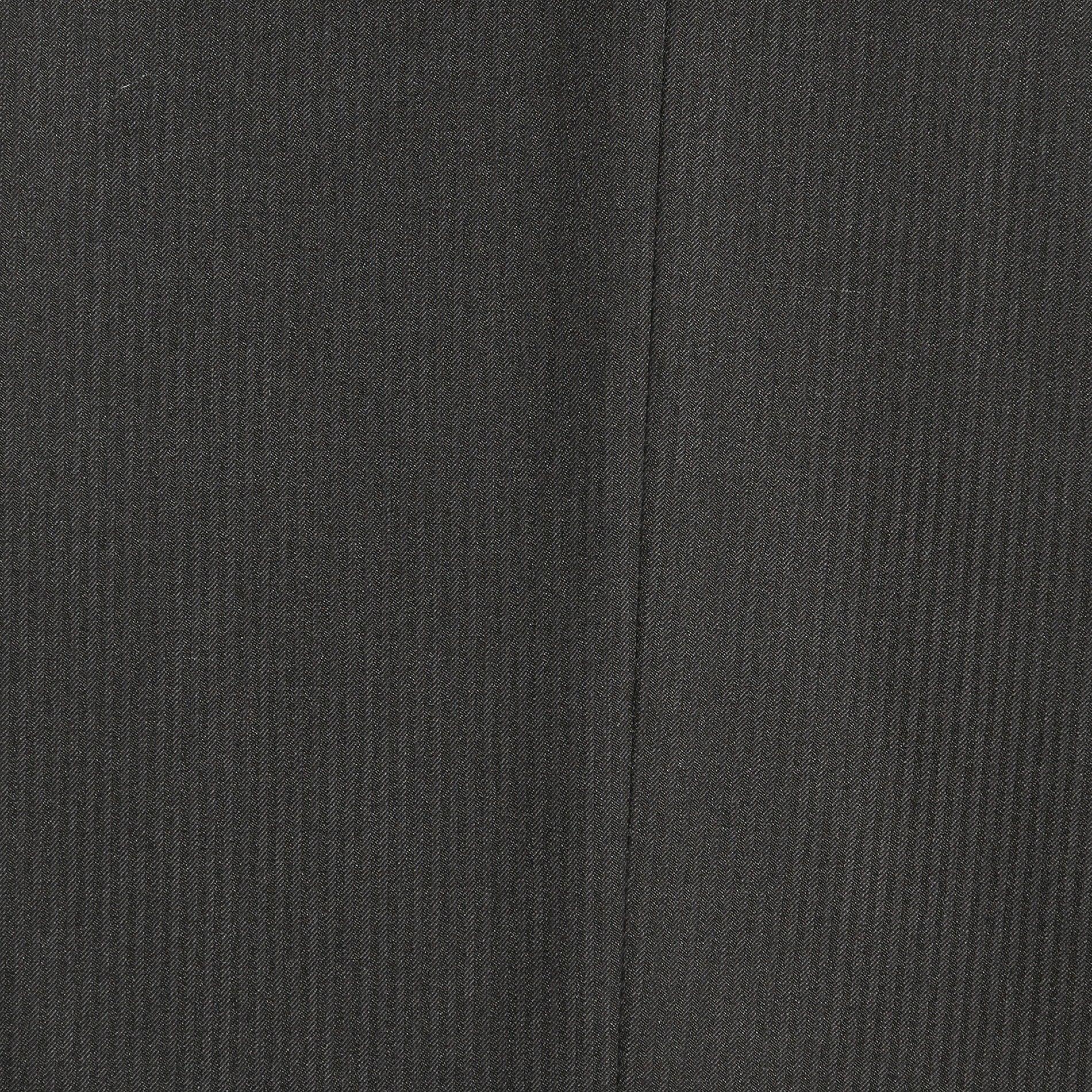 Osborne Black Slim Fit Striped Tone-on-Tone Wool Suit