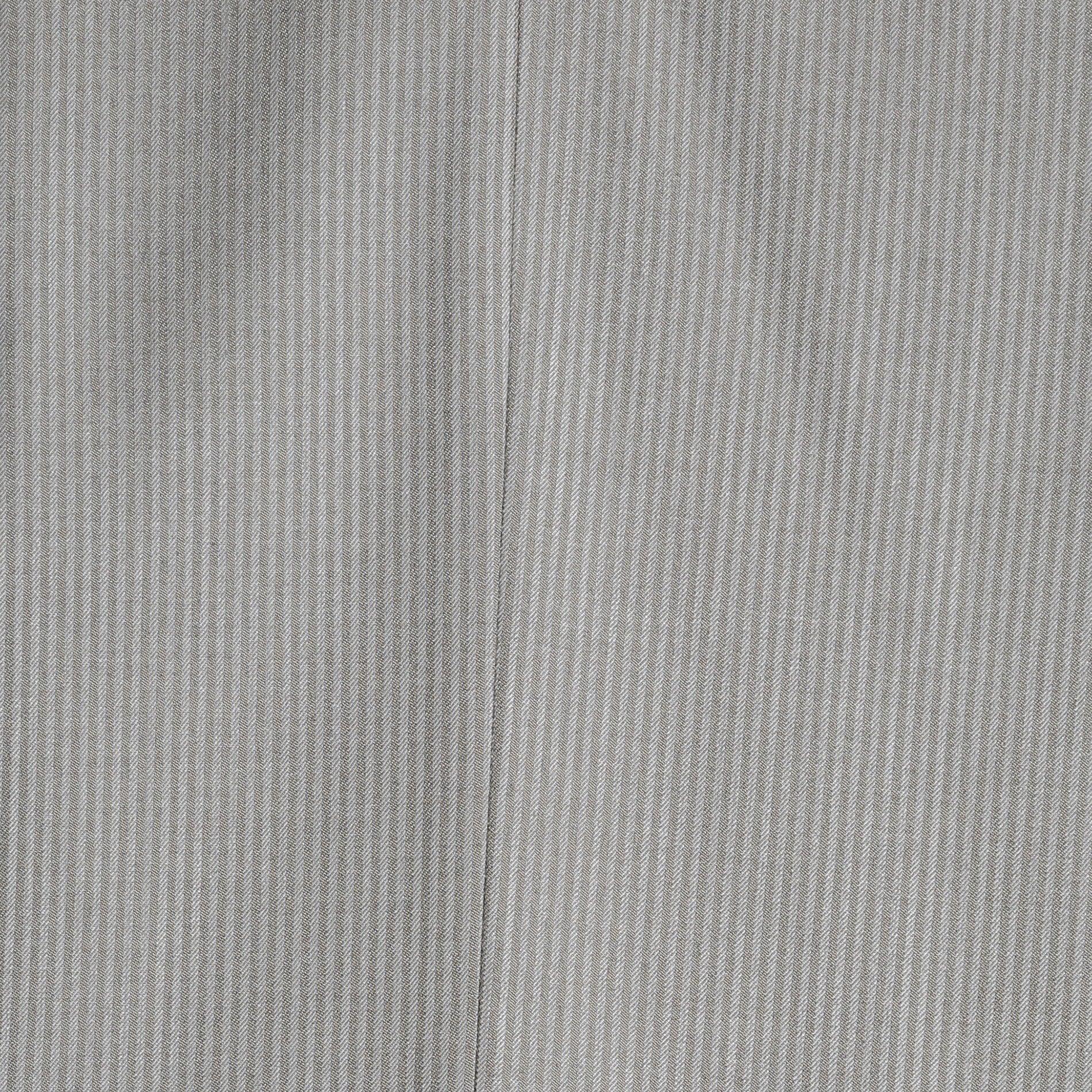 Osborne Tan Slim Fit Striped Tone-on-Tone Wool Suit