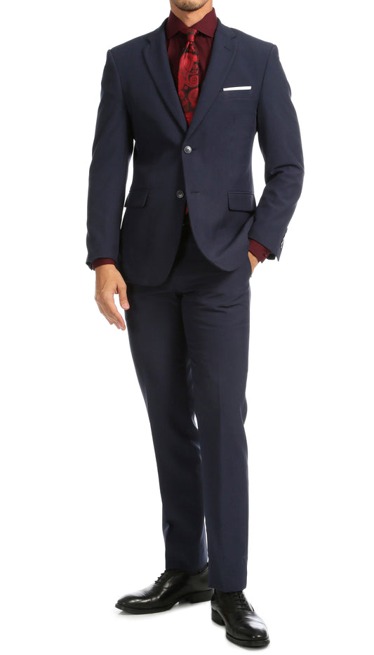 Sovereign Navy Slim Fit 2-Piece Suit (2)